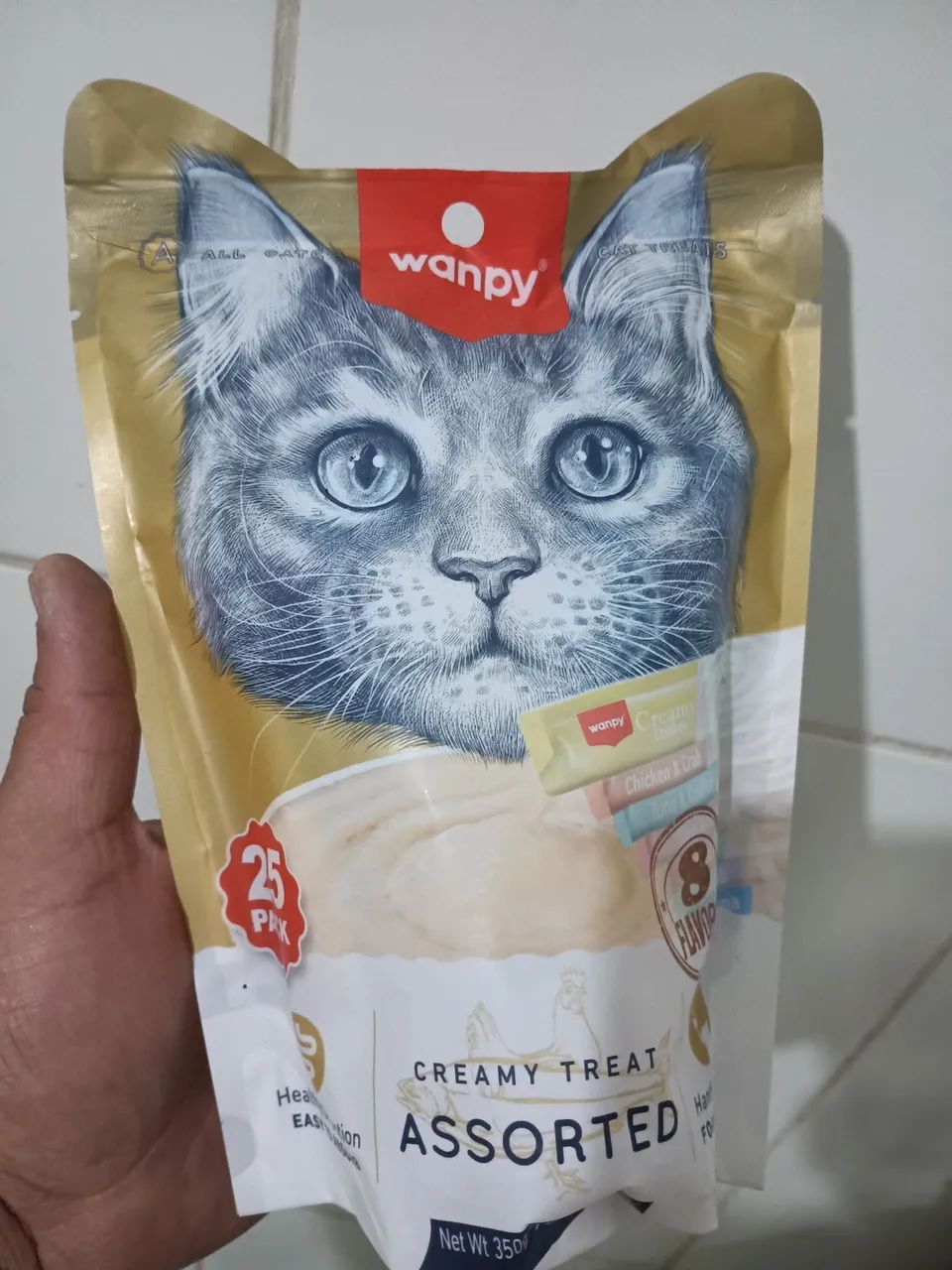 Petisco para gato wanpy importado