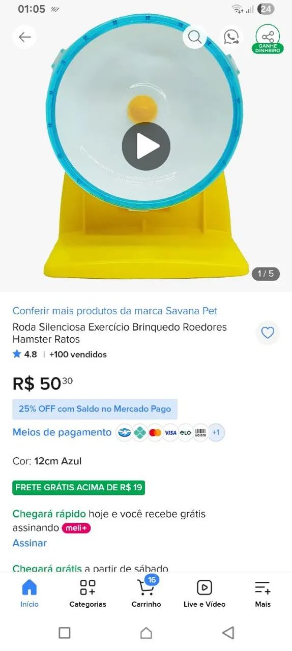 Acessórios para hamster  - Foto 4