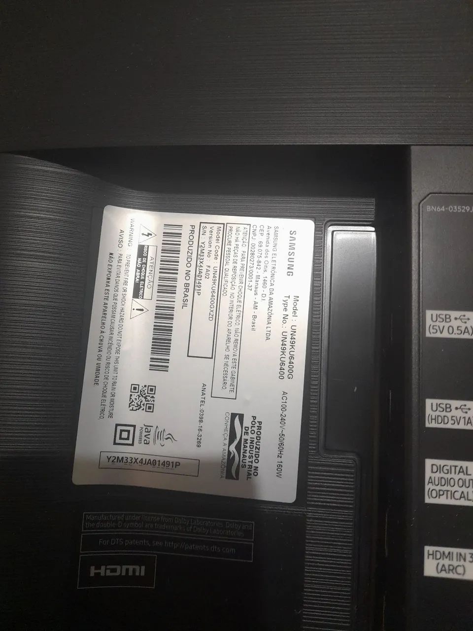 Tv Samsung  49 polegadas  - Foto 4
