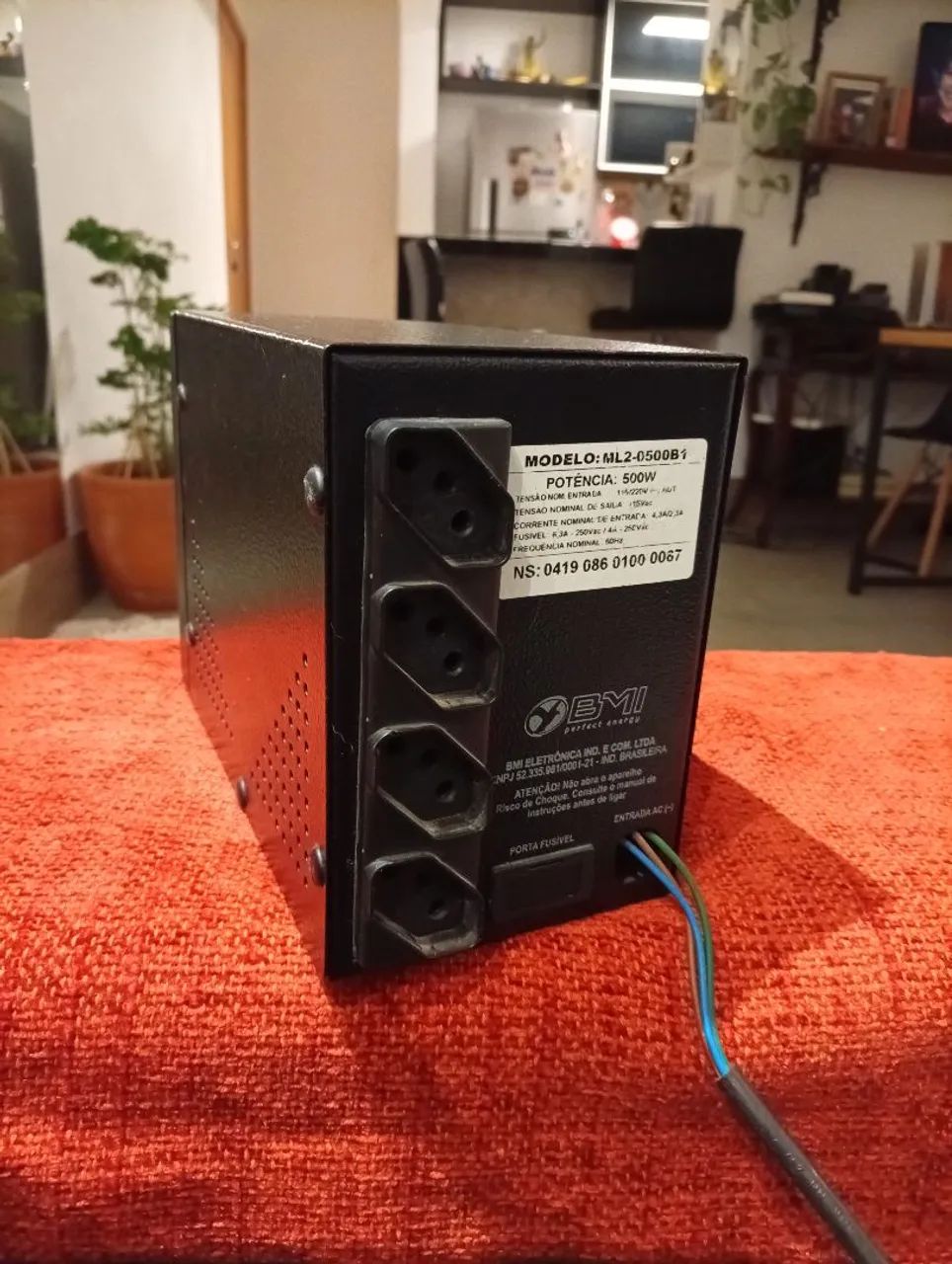 Estabilizador microline 2 , 500w. Bmi. Bivolt - Foto 3