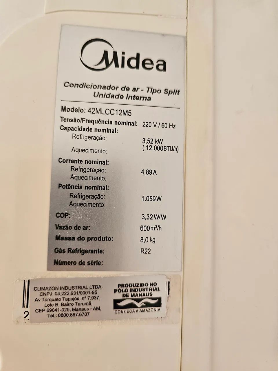 Ar-condicionado Split 12000 BTUs - Foto 3
