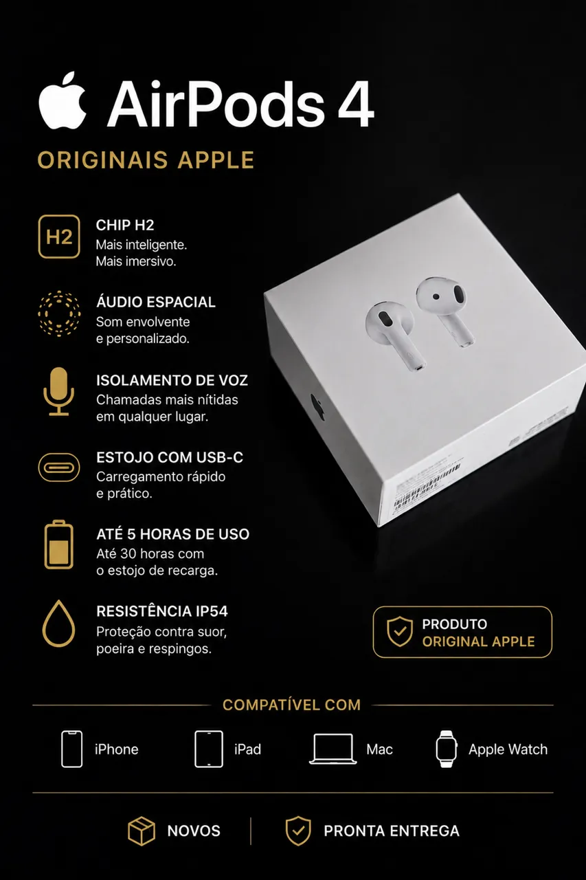 AirPods Pro 3(3 geração) Apple Original Lacrado - Fones de Ouvido