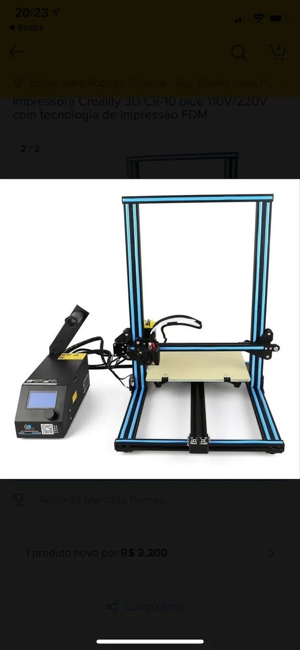 Impressora 3d Creatily CR-10 v1