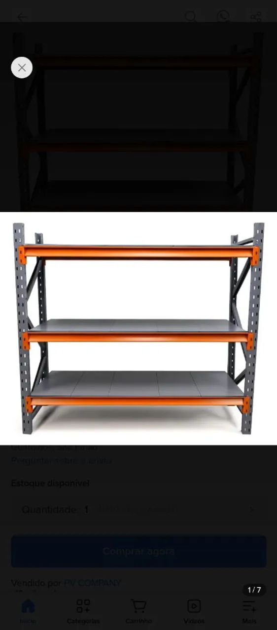 2 PORTA-PALLETS - ÓTIMO ESTADO - Foto 2