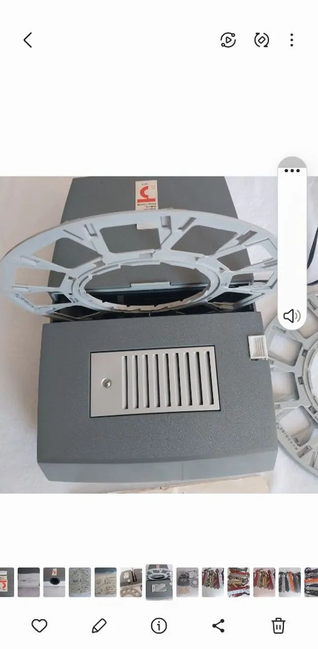 PROJETOR DE SLIDES VINTAGE SAWYER'S ROTODISC XM - FUNCIONANDO