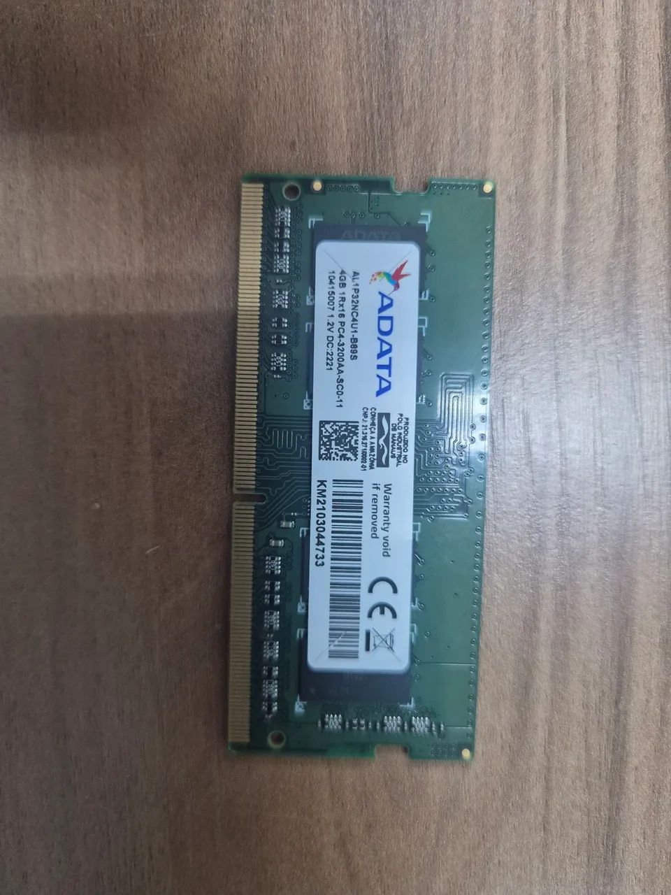 Memória 4gb DDR4 para notebook 