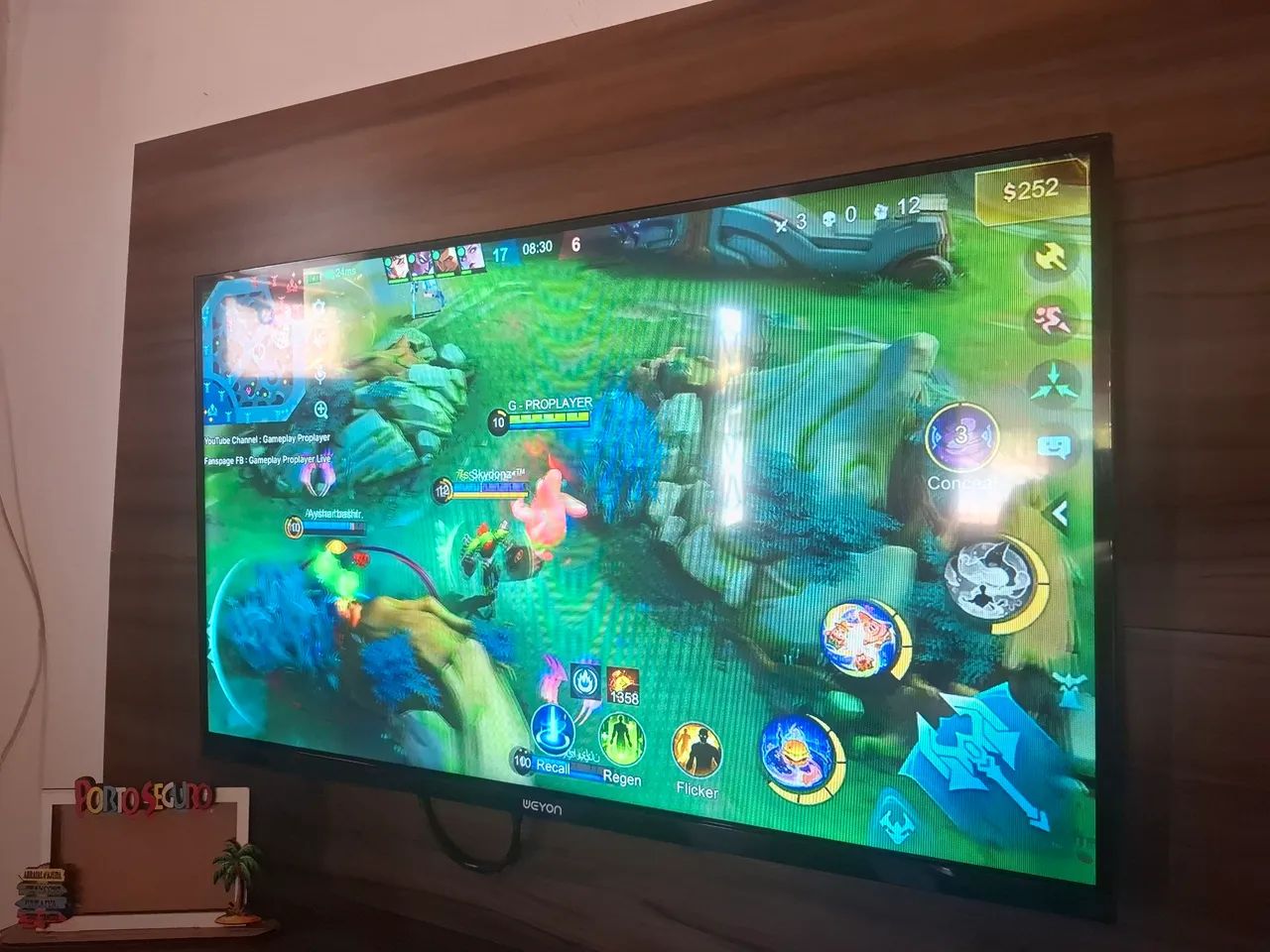 Smart TV LED Weyon com Android TV - Excelente Estado! - Foto 3
