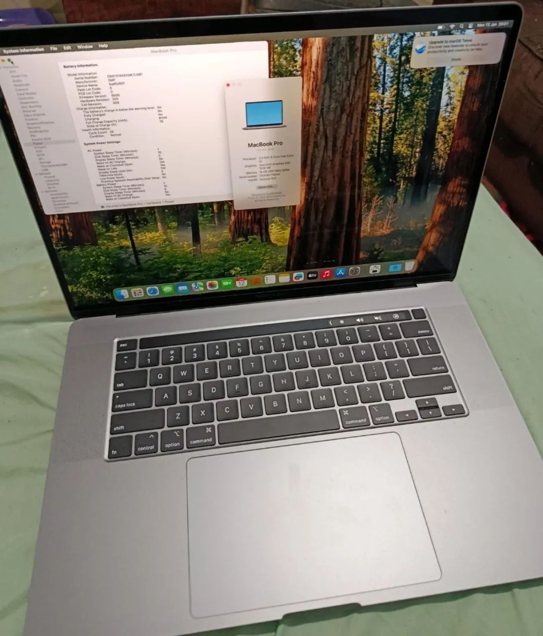 Macbook Pro 2019 / i9 / 16GB RAM / 1TB / 16 Pol - Notebooks - Boa