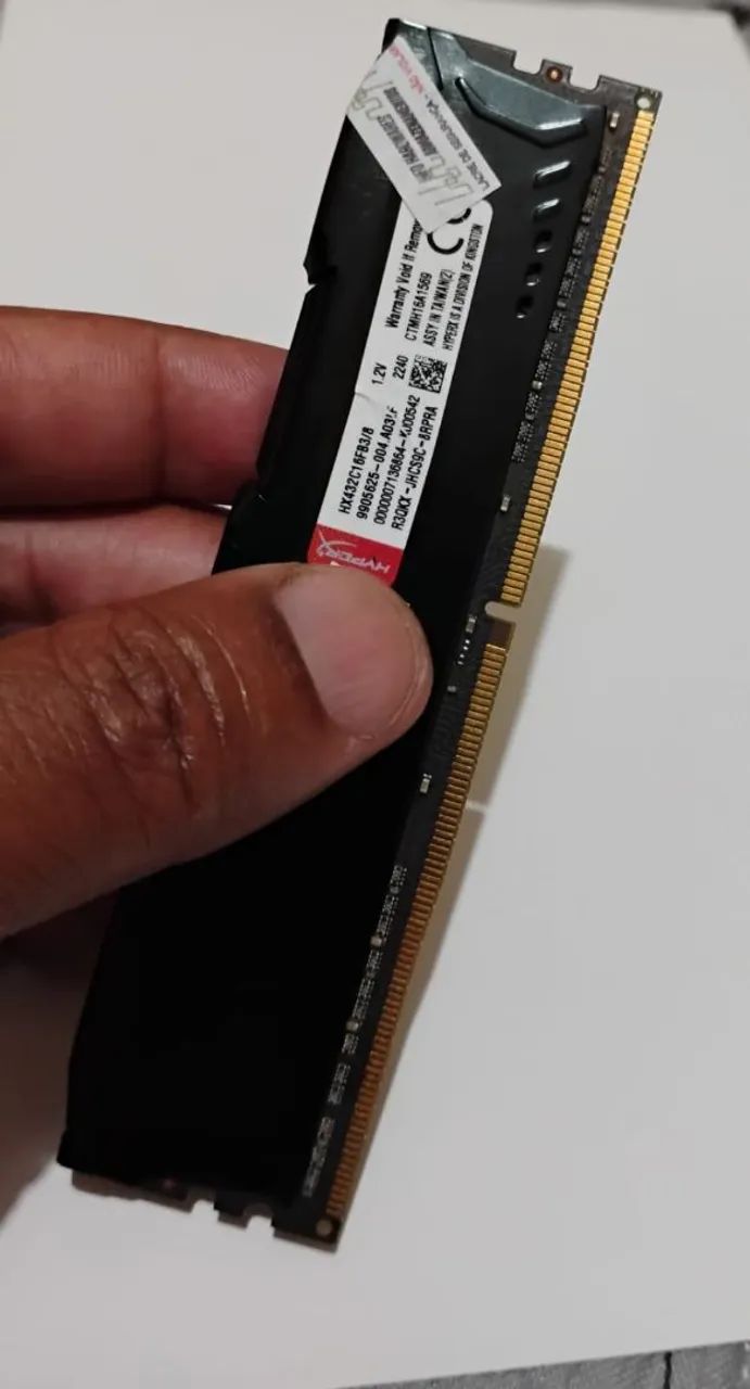 Memória ram Hyperx Ddr4 8Gb 3200MHz  - Foto 5
