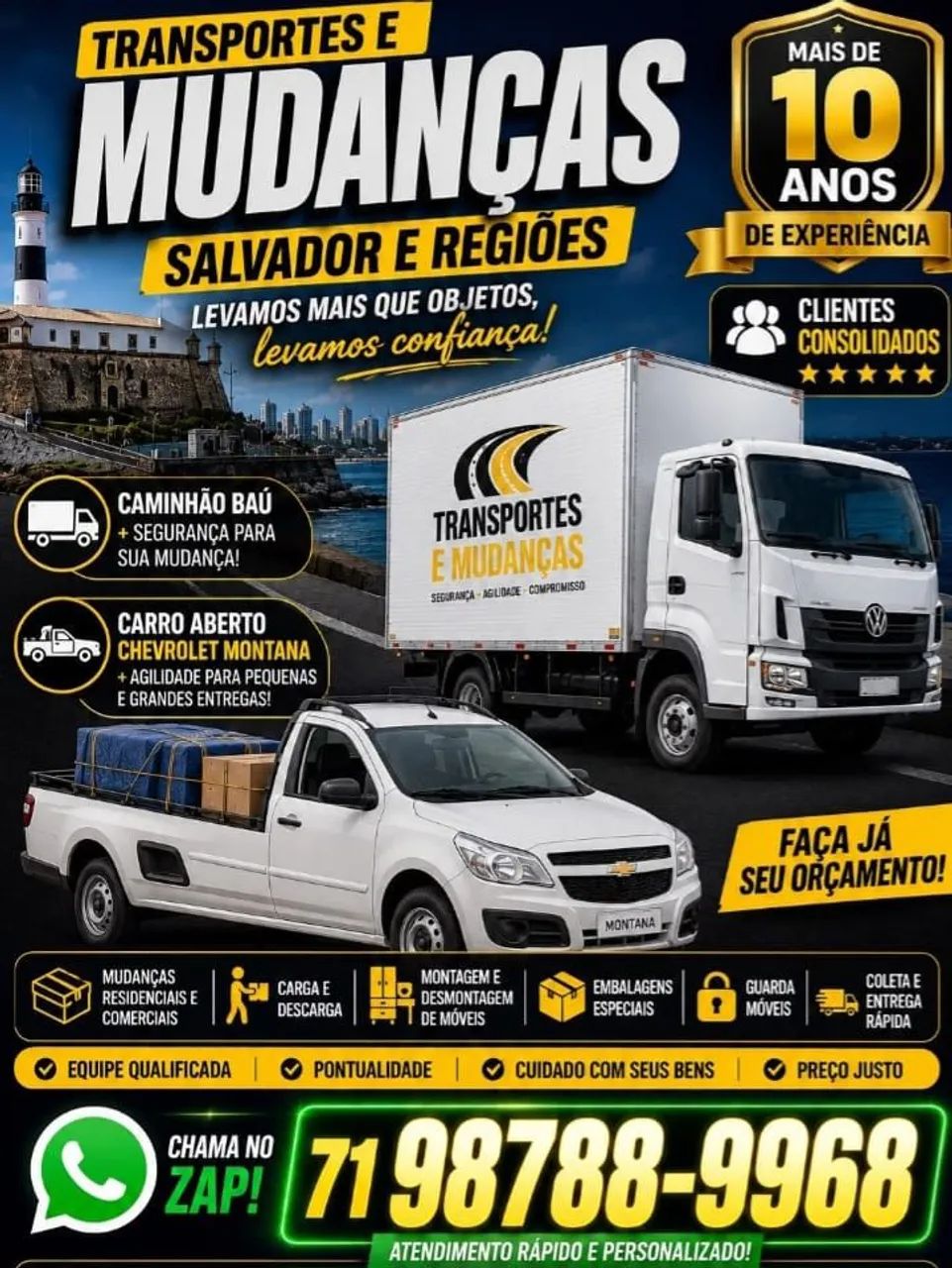 Carreto e mudança 