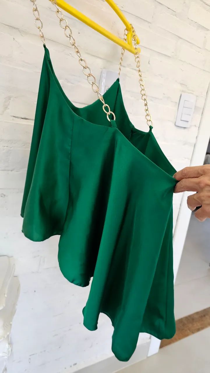 Top verde cetim  - Foto 4