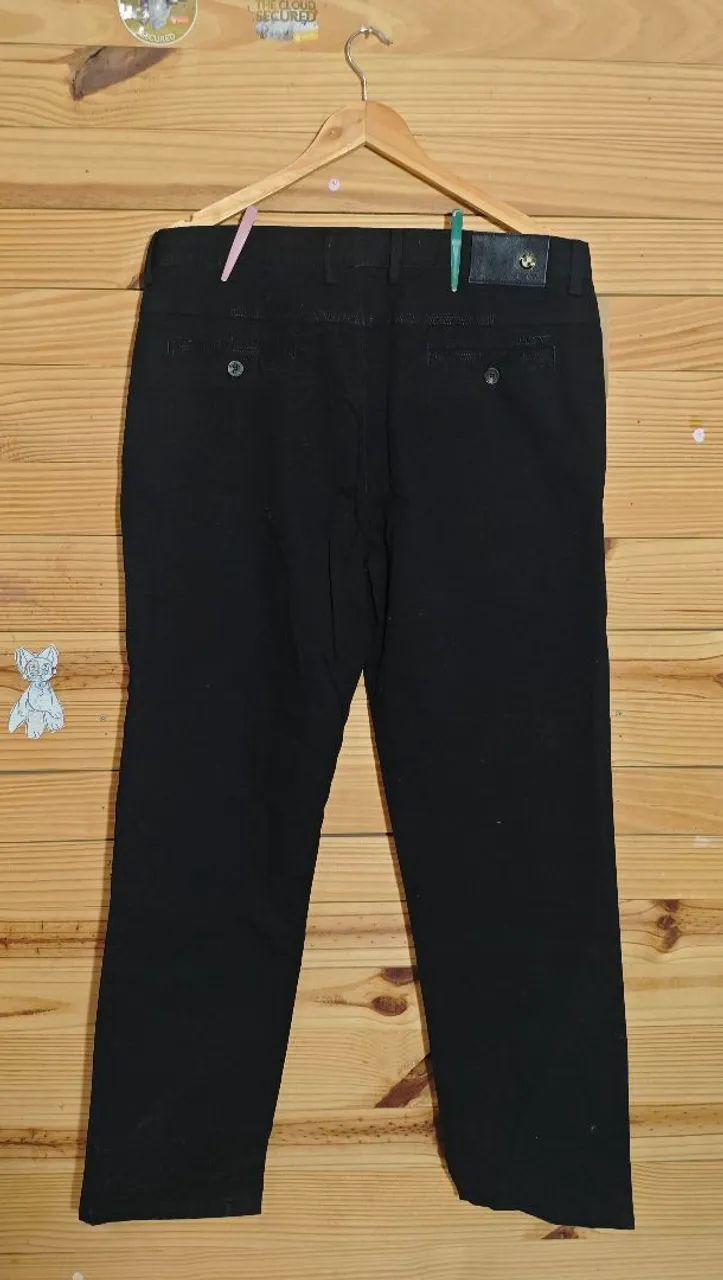 Calça sarja preta nova, número 46  - Foto 2