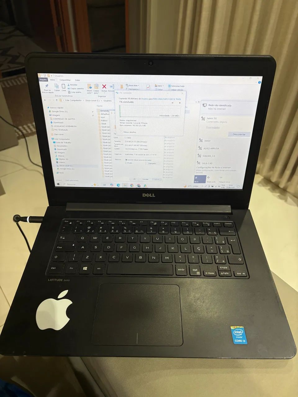 Notebook Dell Latitude 8GB, 256 GB SSD, tela de 14 polegadas