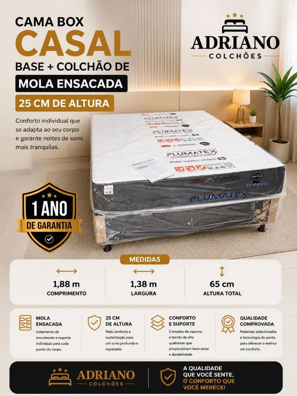 Camas todas as medidas  - Foto 5
