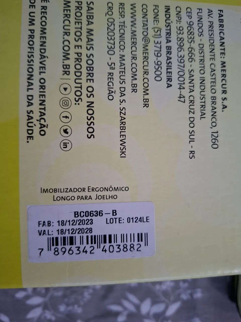 Joelheira imobilizadora  - Foto 3
