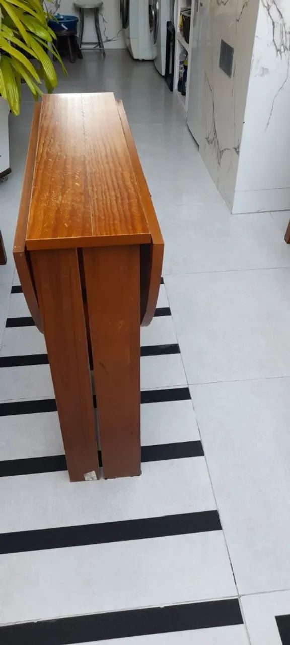 Mesa de madeira retrátil  - Foto 4