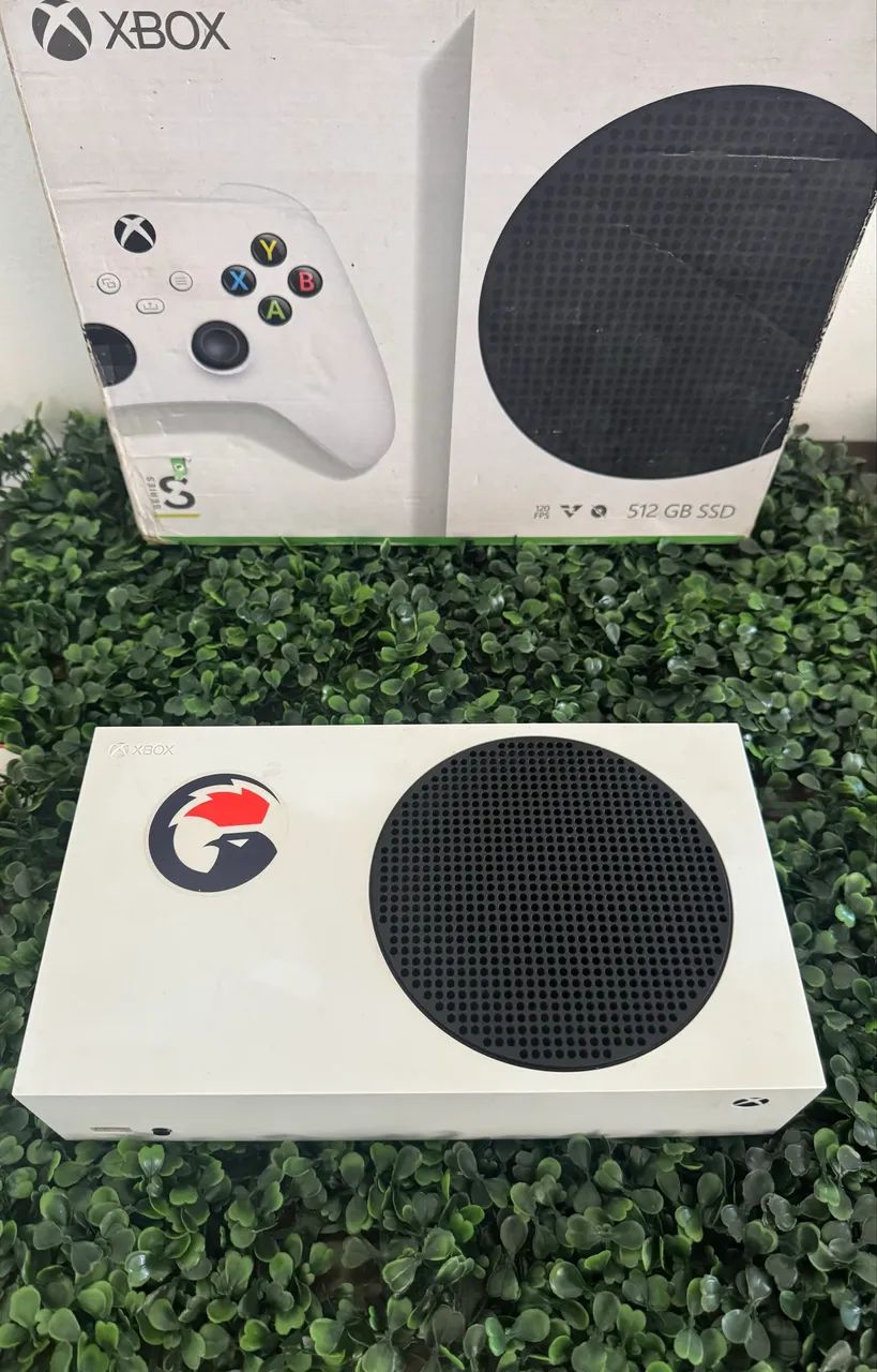 X Box series S na Caixa 