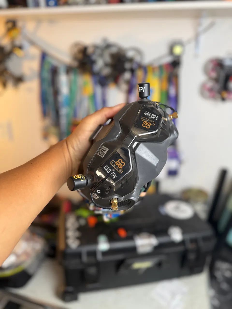 Drone avata 1 com óculos v2 e 3 baterias  - Foto 4