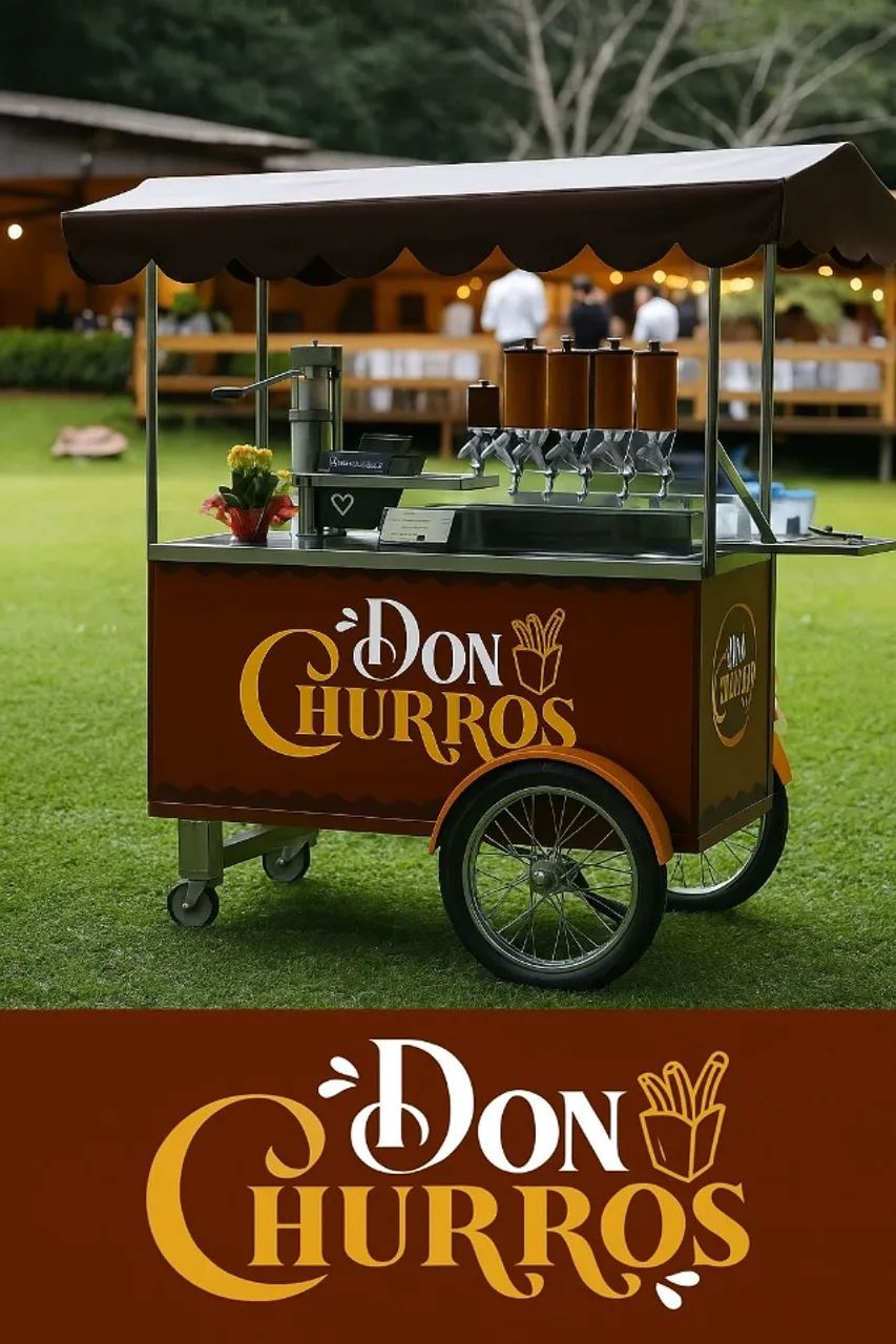 Carrinho de churros novo direto da fábrica carro gourmet em promoção - Foto 3