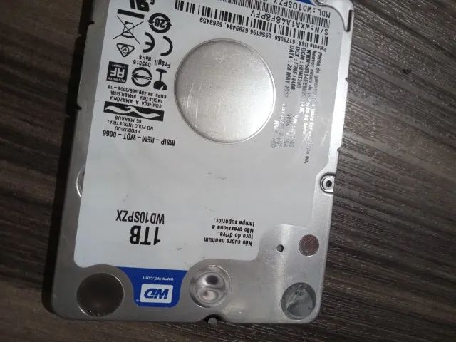 HD de Notebook  1 Tera WD BLue - Foto 2