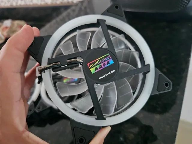 Kit Air Cooler 90mm e Ventoinhas 120mm RGB - Foto 2