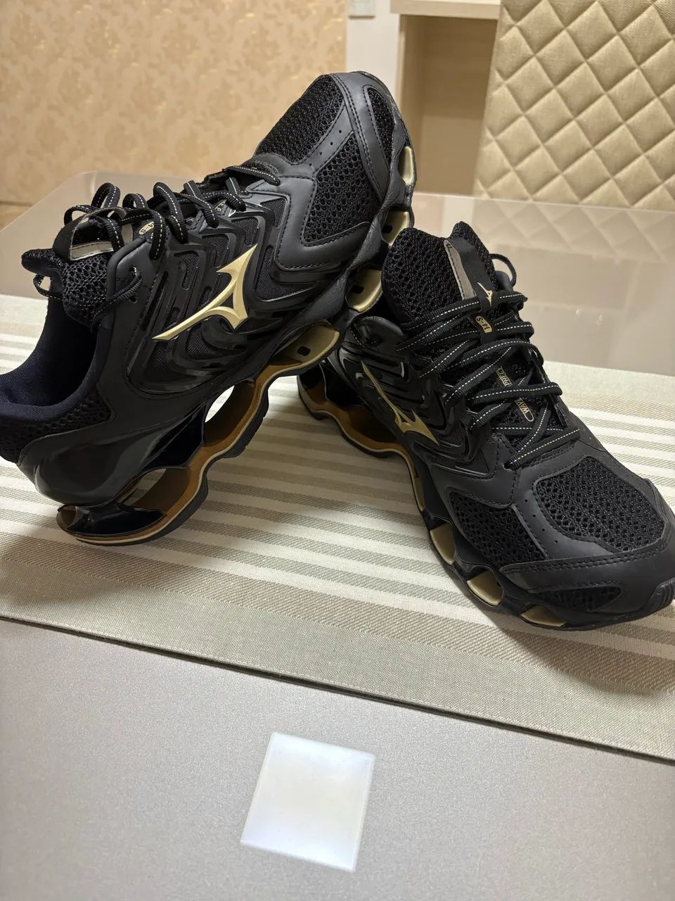 Tênis Mizuno Wave Prophecy 14 S 43 Preto - Foto 5