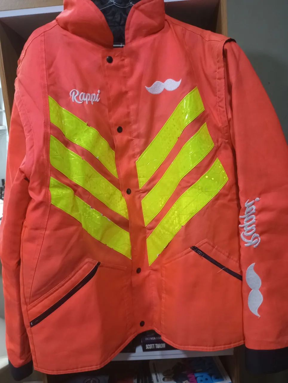 JAQUETA G REFLETIVA MOTOBOY DETRAN 