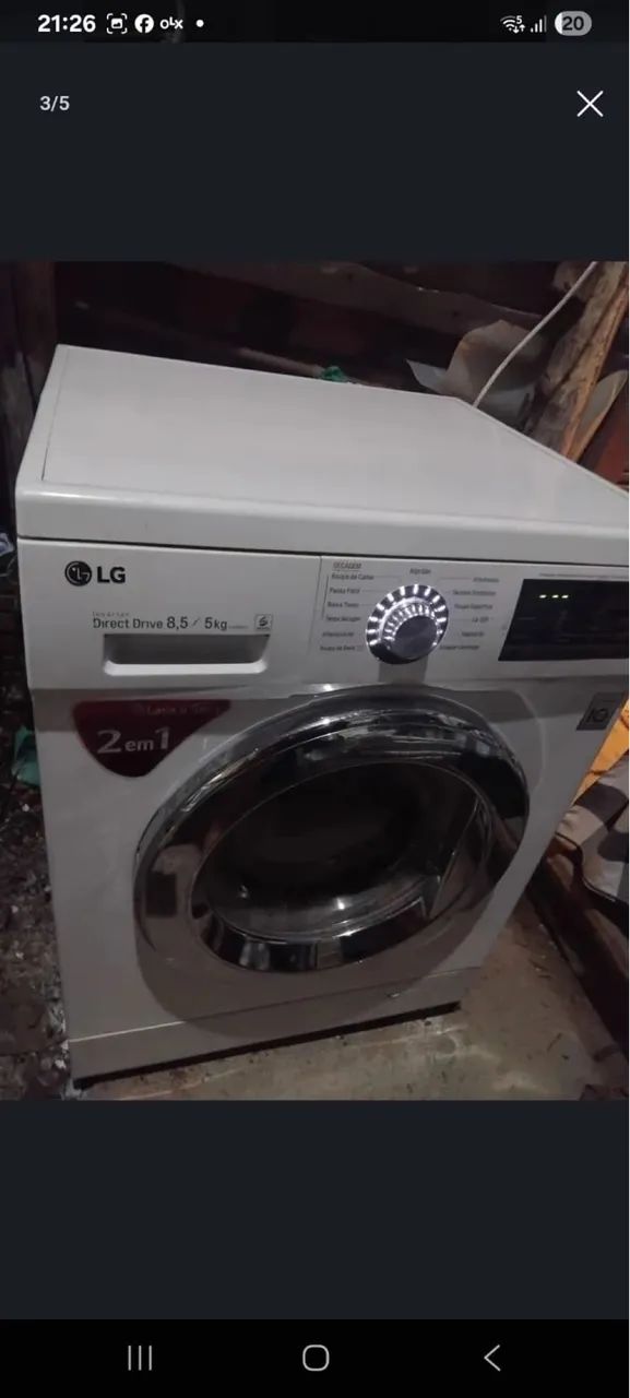 Máquina lava e seca 8,5kl LG