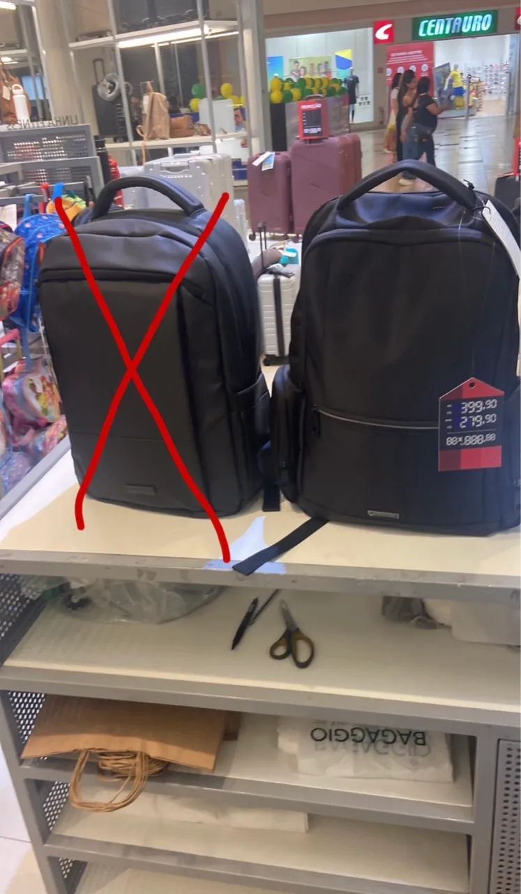 Mochila Executiva Bagaggio preta