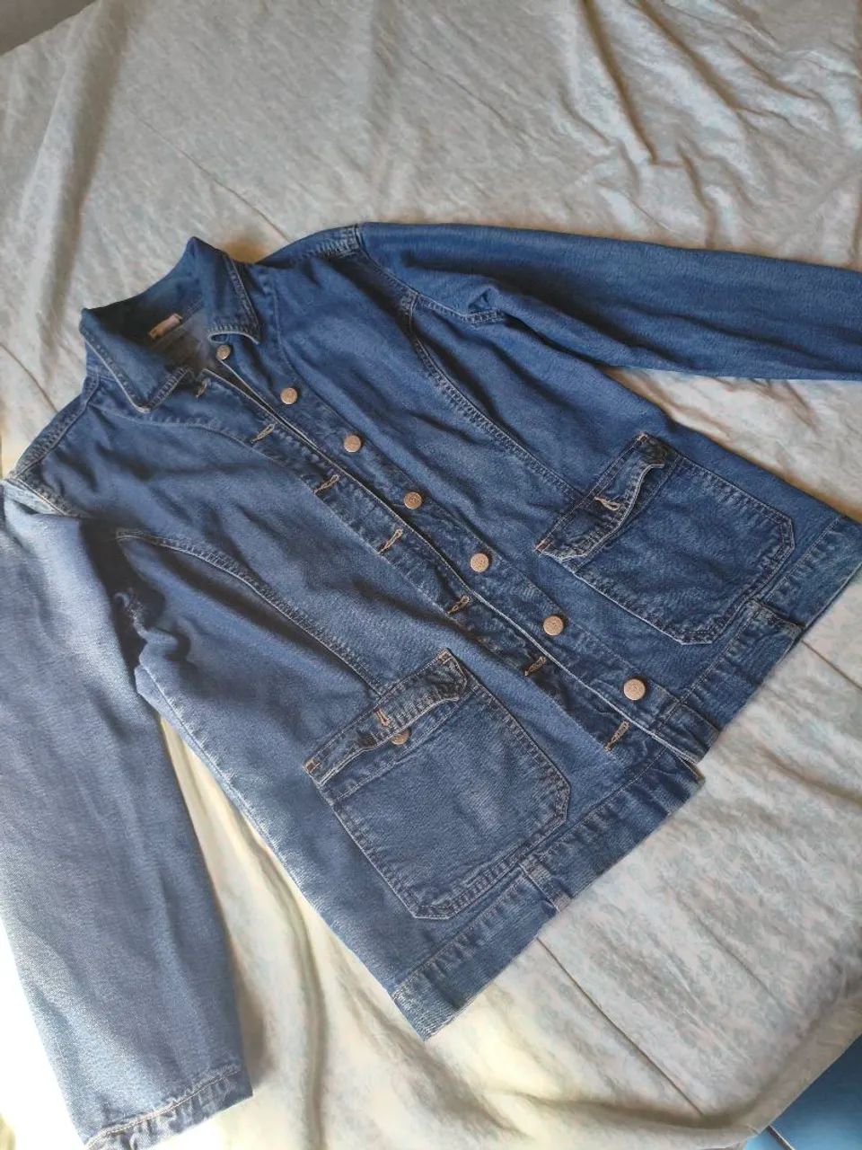 Jaqueta jeans feminina G USADA - Foto 2