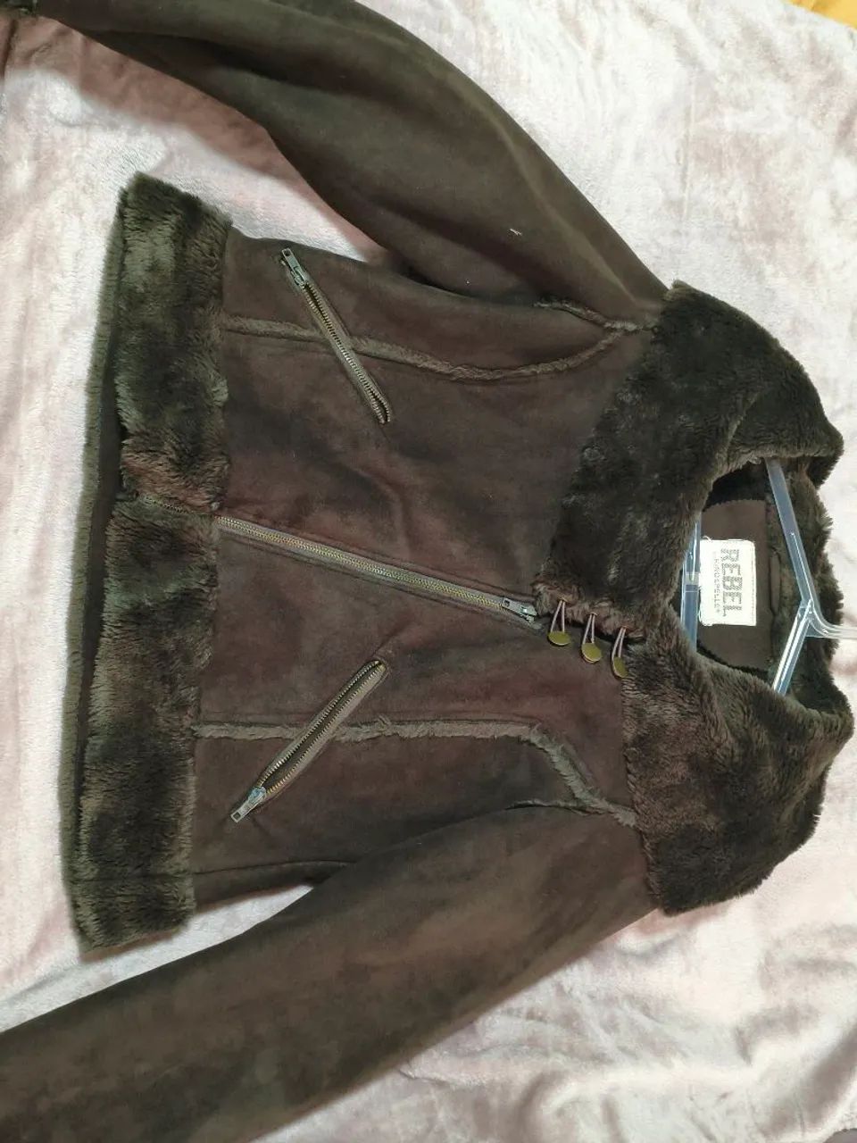 Jaqueta pele feminina 