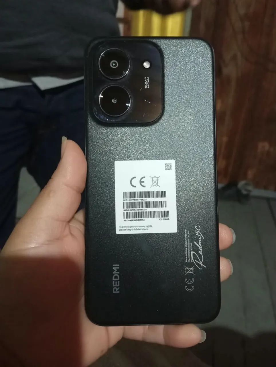 Troco celular redmi 15c em geladeira  - Foto 2
