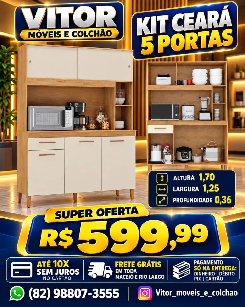 OFERTAS DE KIT CEARÁ 5 PORTAS  - Foto 3