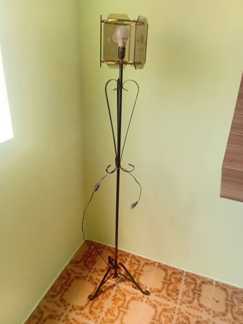Abajur antigo retro  raridade 