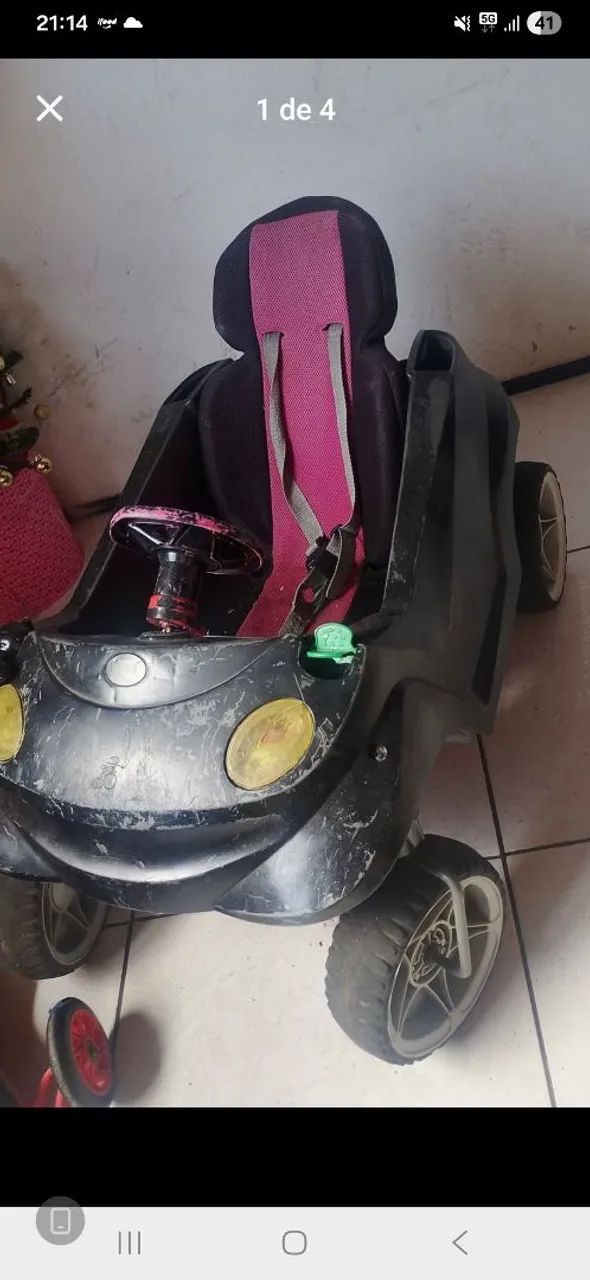 Carrinho smart pintado