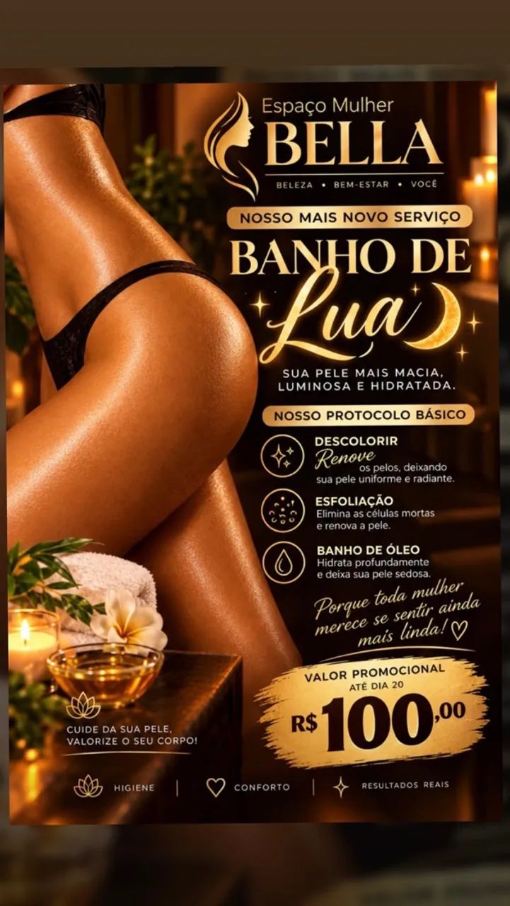 Banho de Lua?cuidados com a pele?