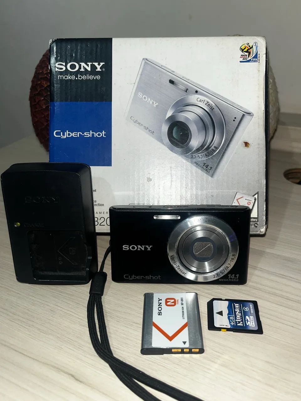 Cybershot DSC-W320 na CAIXA