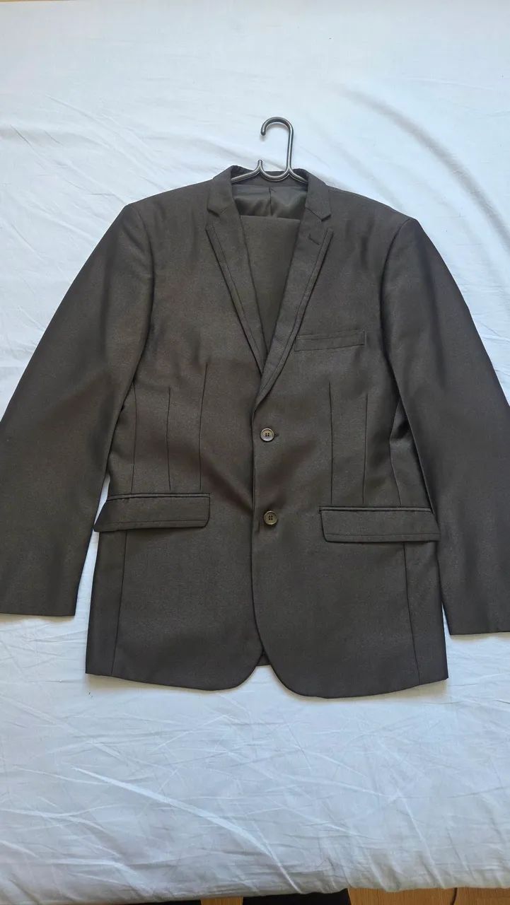 Terno masculino slim preto