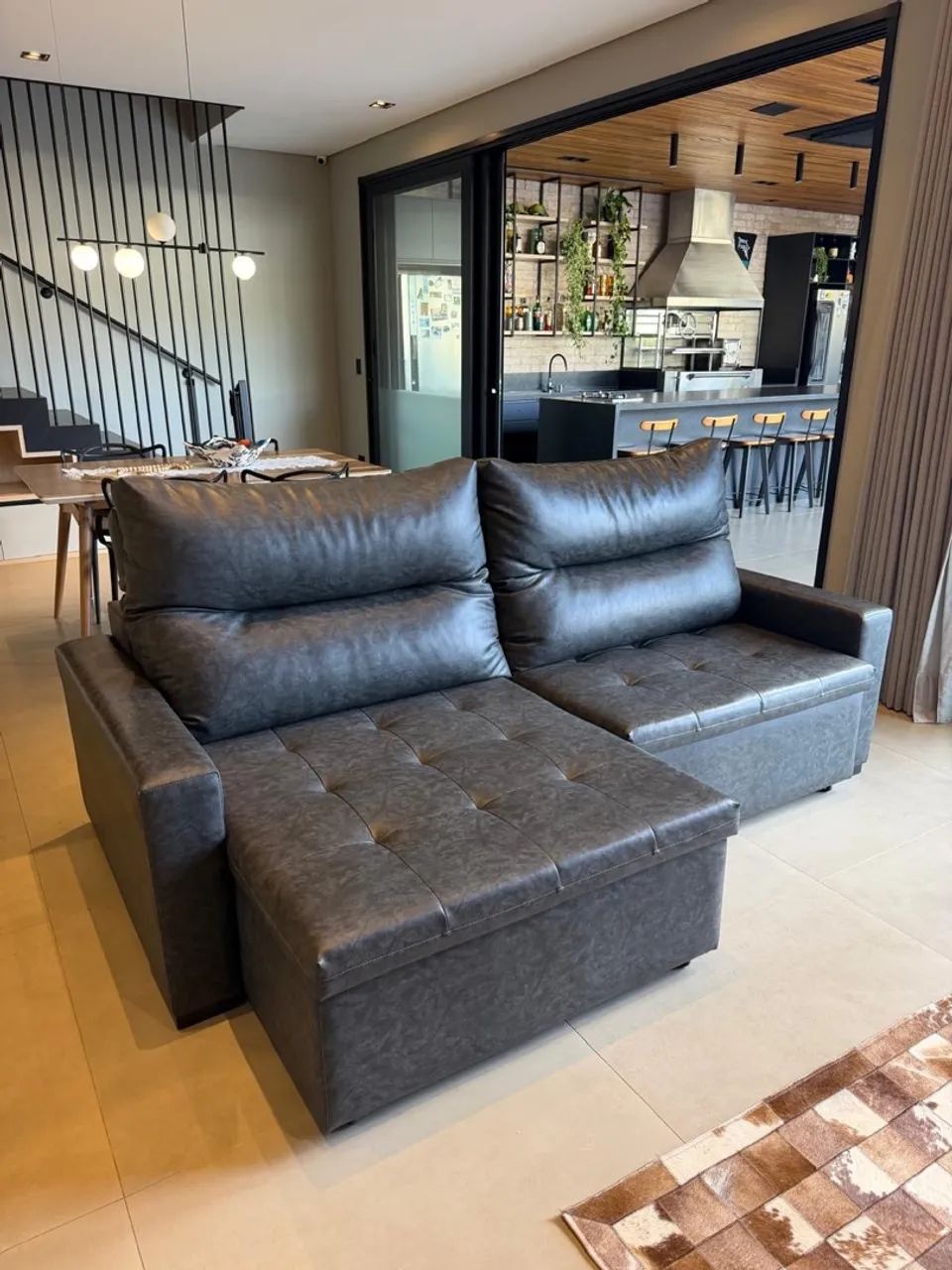 Sofa 3 lugares semi novo - Foto 2