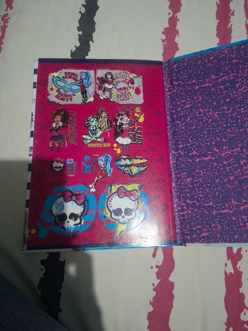 Caderno boneca Monster high Frankie - Foto 3
