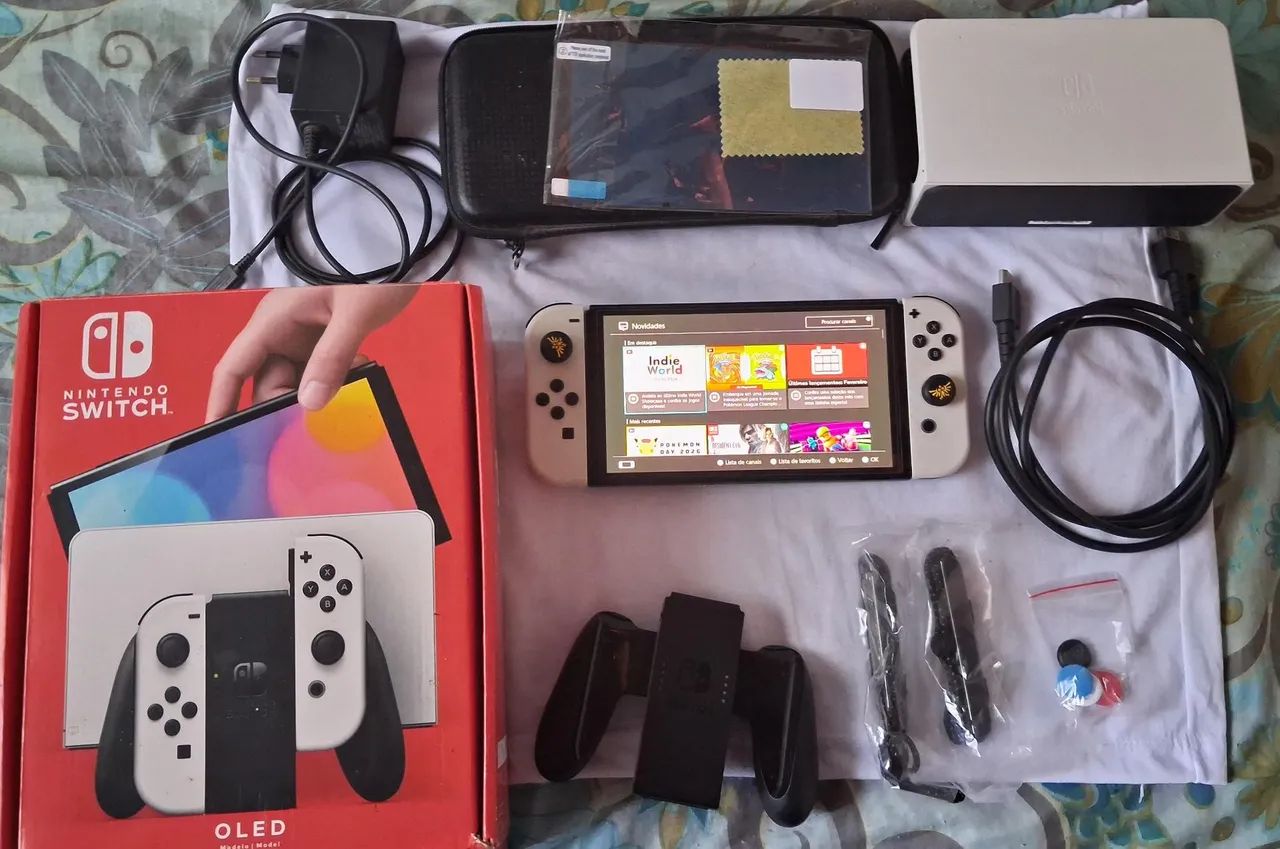 Nintendo switch oled seminovo 