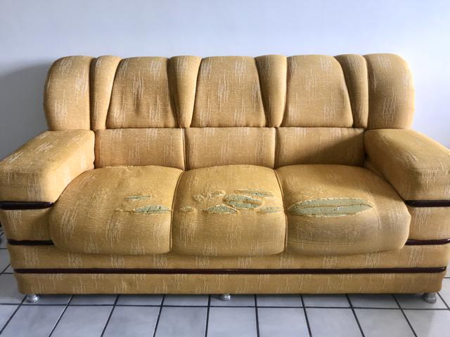 Conjunto de Sofá elegantes de madeira alta qualidade - Foto 4