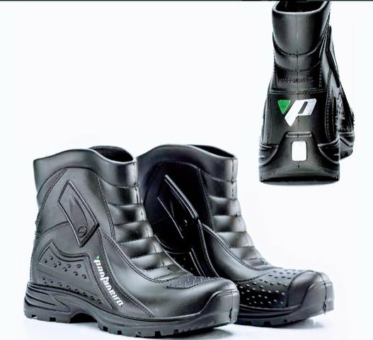 Bota motoqueiro moto boy borracha impermeável