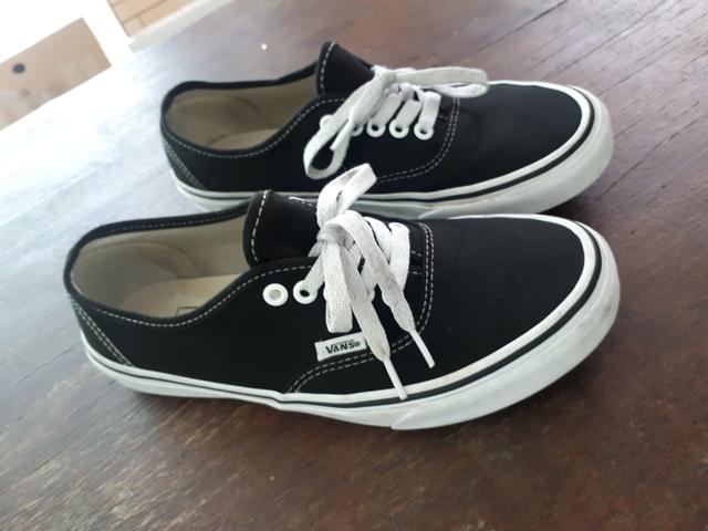 vans authentic preto