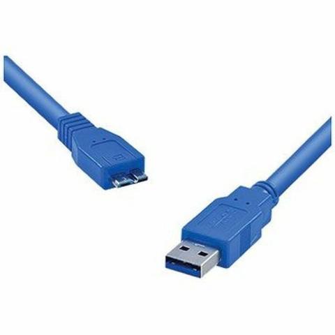 Cabo Usb 3.0 Am X B Micro( Para Hd Externo) Azul - Foto 2