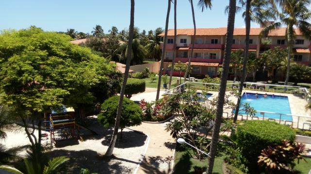 Apartamento Barra de São Miguel, 2 quartos c/ ar condicionado, varanda e piscina - Foto 11