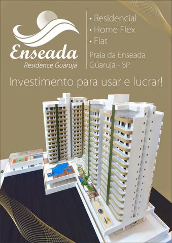 Apartamento Flat no Guarujá, 55m2 , Varanda Grill, Mobiliado a Preço de Custo! - Foto 2
