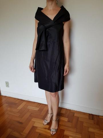 barro preto vestido de festa