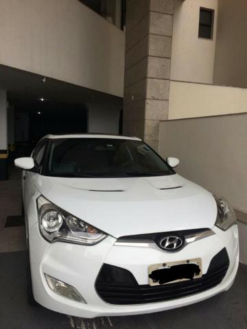 Veloster branco 2012 - Teto Solar - Aro 18" - Top de Linha