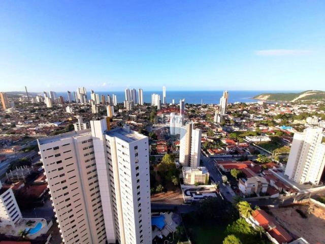 Apartamento mobiliado em Ponta Negra, andar alto e linda vista - Foto 3